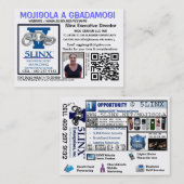 CARTE DE VISITE WWW.5LINX.NET/L533845 @ SOIT VOTRE PROPRE PATRON (Devant / Derrière)