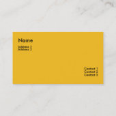 Carte de visite Yellow Cabs (Dos)