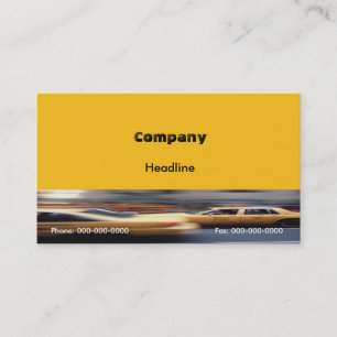 Carte de visite Yellow Cabs