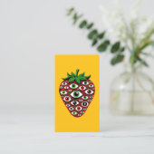 Carte De Visite Yeux de Fraise (Debout devant)