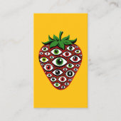 Carte De Visite Yeux de Fraise (Devant)