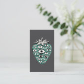 Carte De Visite Yeux de Fraise (Debout devant)