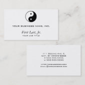 Carte De Visite Yin Yang (Devant / Derrière)