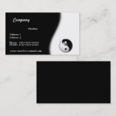 Carte de visite Yin-Yang (Devant / Derrière)
