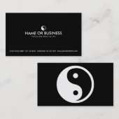 Carte De Visite yin yang (Devant / Derrière)