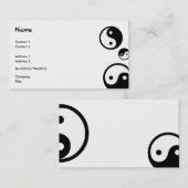 Carte De Visite Yin Yang (Devant / Derrière)