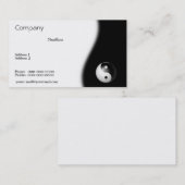 Carte de visite Yin-Yang (Devant / Derrière)