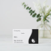 Carte de visite Yin-Yang (Debout devant)