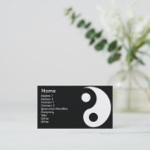 Carte De Visite Yin Yang - affaires (Debout devant)