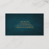 Carte De Visite Yin Yang - Branche de l'arbre d'or (Dos)