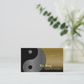 Carte de visite Yin Yang de karaté d'arts martiaux (Debout devant)