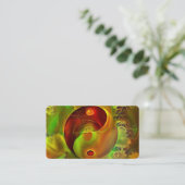 Carte De Visite Yin - Yang. Équilibre (Debout devant)