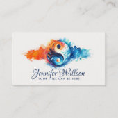 Carte De Visite Yin Yang - Équilibre céleste (Devant)