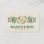 Carte De Visite Yin Yang - Équilibre de la nature (Devant)