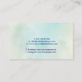 Carte De Visite Yin Yang - Flux Harmonieux (Dos)