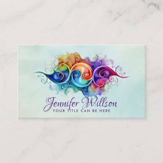 Carte De Visite Yin Yang - Flux Harmonieux (Devant)