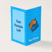 Carte De Visite Yin Yang Poisson Carton vertical (Extérieur)