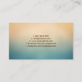 Carte De Visite Yin Yang Tree Branch feuilles arc-en-ciel (Dos)