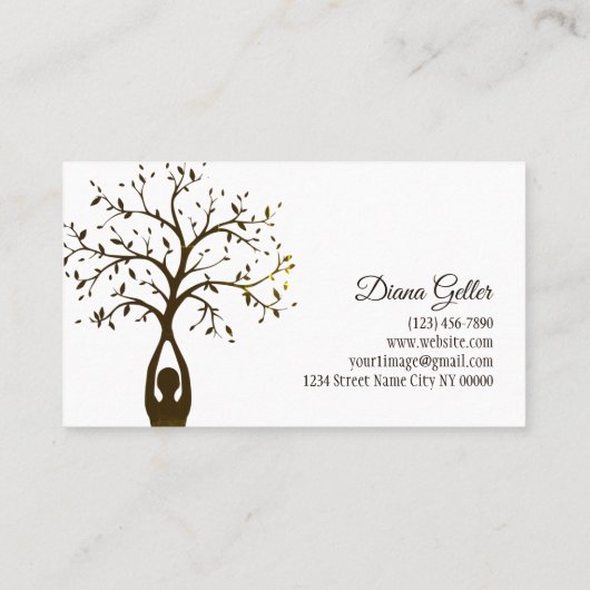 Carte De Visite Yoga (Dos)