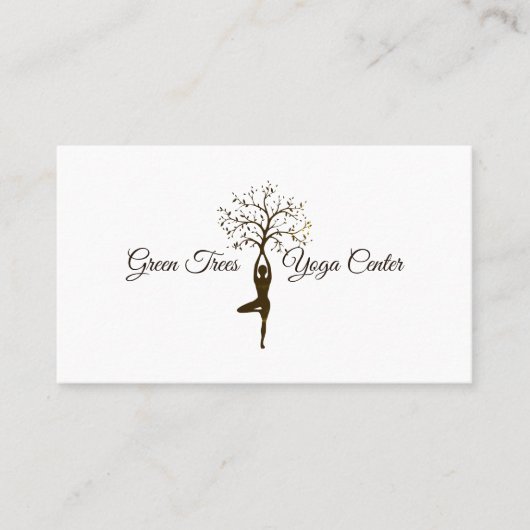 Carte De Visite Yoga (Devant)