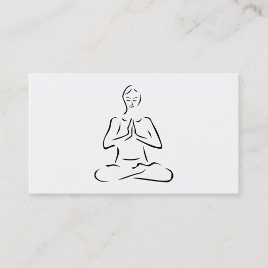 Carte De Visite Yoga (Devant)