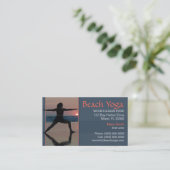 Carte de visite Yoga (Debout devant)