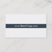 Carte de visite Yoga (Dos)