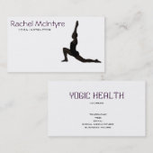 Carte De Visite Yoga (Devant / Derrière)