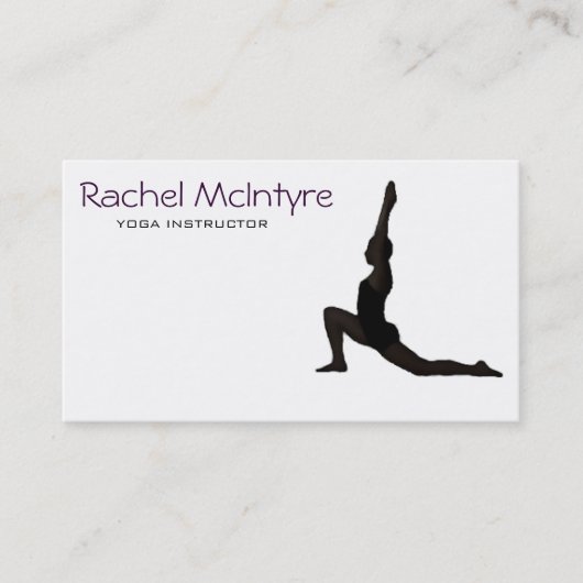 Carte De Visite Yoga (Devant)