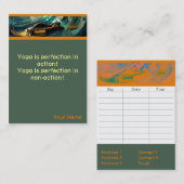 Carte De Visite Yoga (Devant / Derrière)