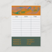 Carte De Visite Yoga (Dos)