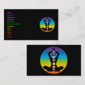 Carte De Visite Yoga (Devant / Derrière)