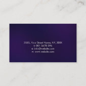 Carte De Visite Yoga Arbre de Vie - Mère de perle (Dos)