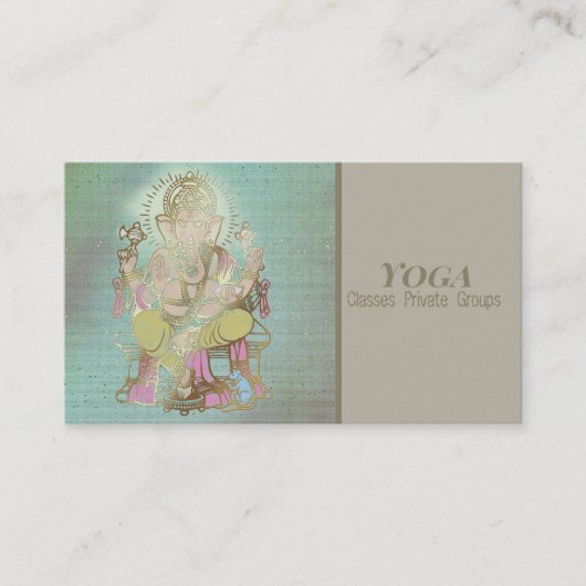 Carte De Visite YOGA - Business Card (Devant)