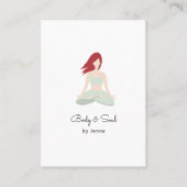 Carte De Visite  Yoga Business Card Visitenkarte (Devant)