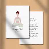 Carte De Visite  Yoga Business Card Visitenkarte