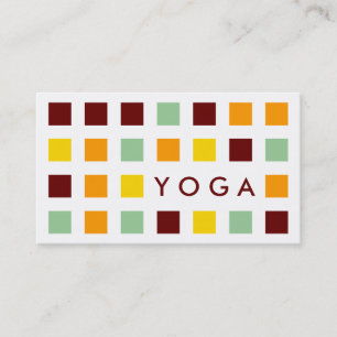 Carte De Visite YOGA (carrés de mod)