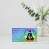 Carte De Visite Yoga Chakra (Debout devant)