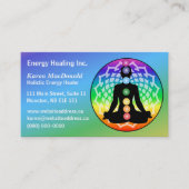 Carte De Visite Yoga Chakra (Devant)