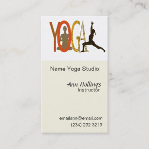 Carte De Visite Yoga de Pilates