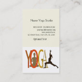 Carte De Visite Yoga de Pilates (Dos)