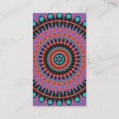 Carte De Visite Yoga élégant de logo de fleur de Lotus (Dos)