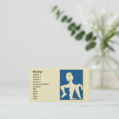 Carte De Visite Yoga, Exercice, Gym, , , Ajouter du texte (Debout devant)