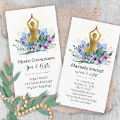 Carte De Visite Yoga Instructeur Energie Guérisseur Cristaux Reiki