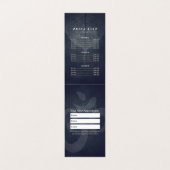 Carte De Visite Yoga Instructeur Gold Mandala Tarifs (Intérieur déplié)