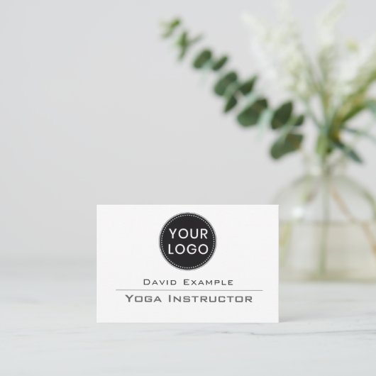 Carte De Visite Yoga Instructor (Debout devant)