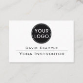 Carte De Visite Yoga Instructor (Devant)