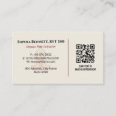 Carte De Visite Yoga Instructor Business | Calm Brown Mandala (Devant)