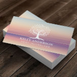 Carte De Visite Yoga Instructor Life Coach Vintage Tree Classy<br><div class="desc">Yoga Instructor Life Coach Vintage Tree Classy Cartes de visite.</div>