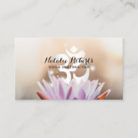 Yoga Instructor Lotus Fleur & Om Symbole
